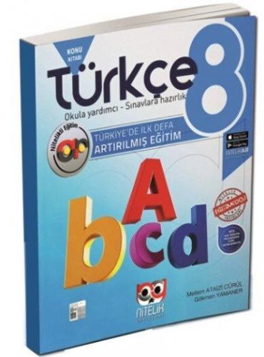 Nitelik Yayınları 8. Sınıf LGS Türkçe Artırılmış Konu Kitabı Komisyon