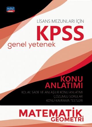Nobel Yayınları 2020 KPSS Lisans Matematik Geometri Genel Yetenek Konu Anlatımı