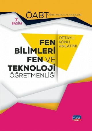 Nobel Yayınları 2021 ÖABT Fen Bilimleri ve Teknoloji Öğretmenliği - Detaylı Konu Anlatımı