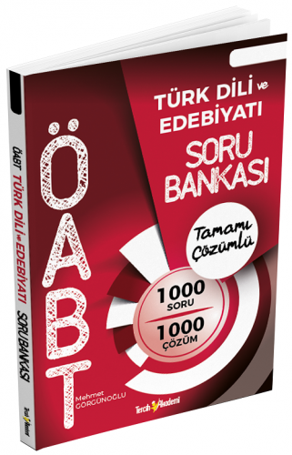 Tercih Akademi 2021 ÖABT Türk Dili ve Edebiyatı Öğretmenliği Soru Bankası Çözümlü