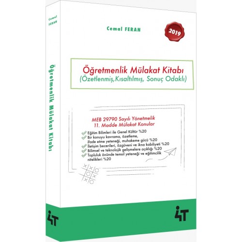 4T Öğretmenlik Mülakat Kitabı