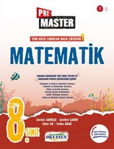 Okyanus Yayınları 8. Sınıf Matematik Premaster Soru Bankası Serdar Akm