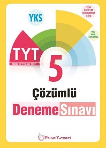Palme Yayınları TYT 5 Çözümlü Deneme Sınavı Komisyon