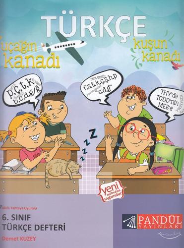 Pandül Yayınları 6. Sınıf Türkçe Defteri Demet Kuzey