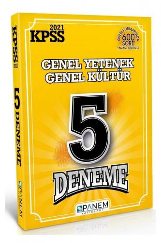 Panem Yayınları 2021 KPSS Genel Yetenek Genel Kültür 5 Deneme Çözümlü