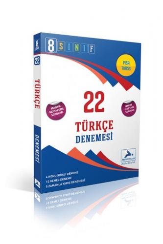 Paraf Yayınları 8. Sınıf Türkçe 22 Denemesi Komisyon