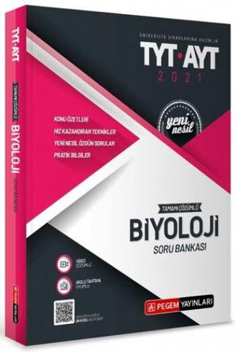 Pegem Yayınları TYT AYT Biyoloji Tamamı Çözümlü Soru Bankası