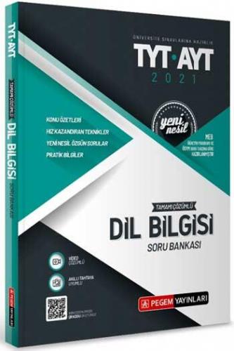 Pegem Yayınları TYT AYT Dil Bilgisi Tamamı Çözümlü Soru Bankası