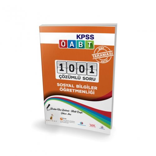 Pelikan KPSS ÖABT Sosyal Bilgiler Öğretmenliği Alan Taraması Serisi 1001 Çözümlü Soru 2018