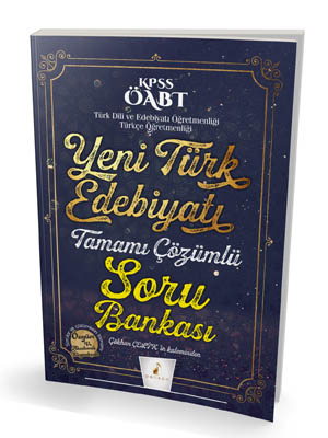 Pelikan Yayınları 2018 ÖABT Yeni Türk Edebiyatı Tamamı Çözümlü Soru Bankası