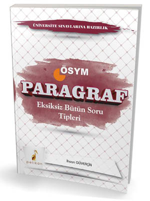 Pelikan Paragraf Eksiksiz Bütün Soru Tipleri - İhsan Güverçin