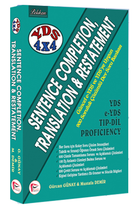 Pelikan YDS 4x4 Set 1. Kitap - Sentence Completion, Translation & Restatement - KAMPANYALI