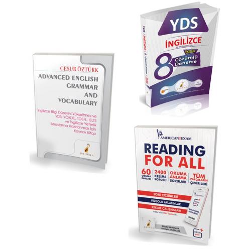Pelikan YDS Hazırlık Seti İleri Seviye - 3 Kitap