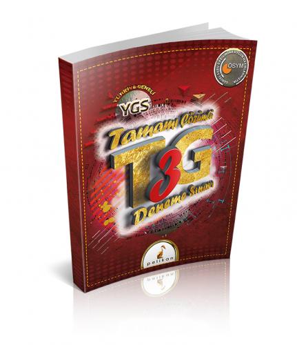 Pelikan YGS Tamamı Çözümlü Türkiye Geneli TG 3 Deneme Sınavı