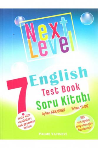 Palme Yayınları 7. Sınıf Next Level English Test Book Soru Kitabı Ayha