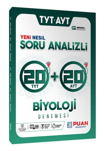 Puan Yayınları TYT AYT Biyoloji Soru Analizli 42 Deneme