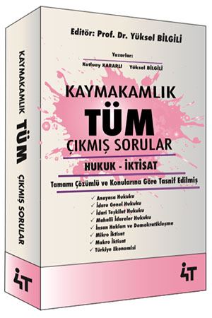 Kaymakamlık Tüm Çıkmış Sorular