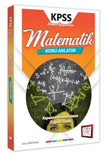KPSS Memur Yapan Seri Matematik Konu Anlatımlı 2019