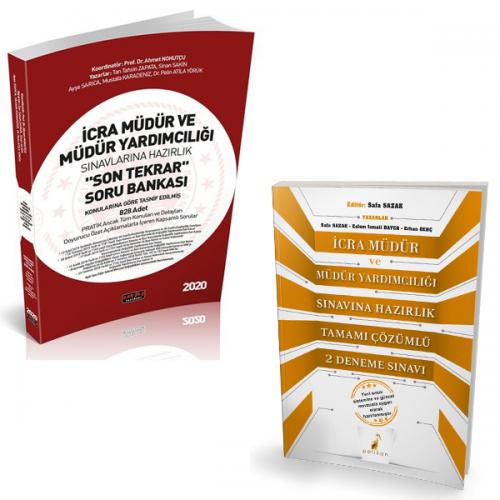 2 li Set İcra Müdür ve Müdür Yardımcılığı Son Tekrar Soru Bankası + 2 Deneme Sınavı