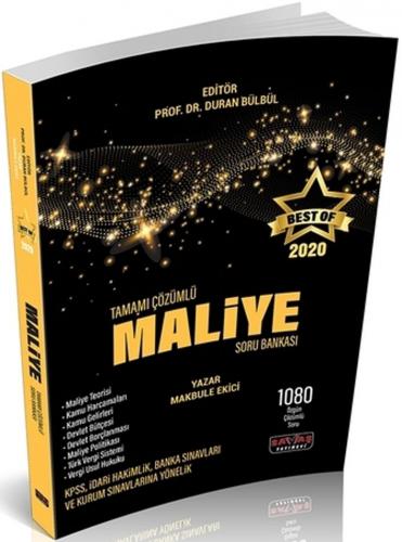 BEST OF Maliye Soru Bankası Tamamı Çözümlü