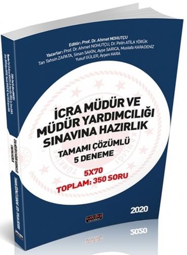 Savaş Yayınları İcra Müdür ve Müdür Yardımcılığı Sınavlarına Hazırlık 5 Deneme
