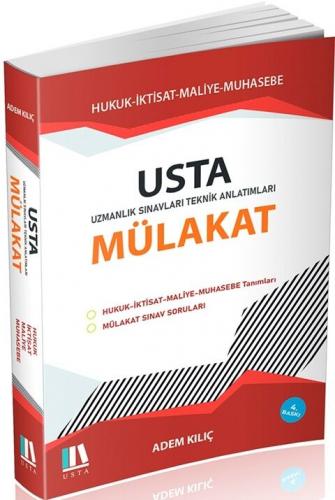 Savaş Yayınları USTA Mülakat Sınavları Hazırlık Soruları