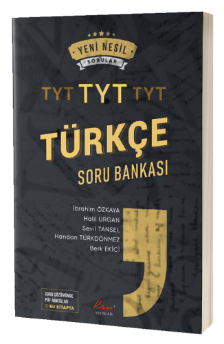 KRN Yayınları TYT Türkçe Soru Bankası