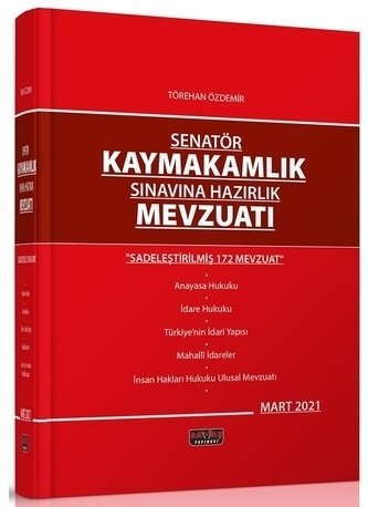 Senatör Kaymakamlık Sınava Hazırlık Mevzuatı