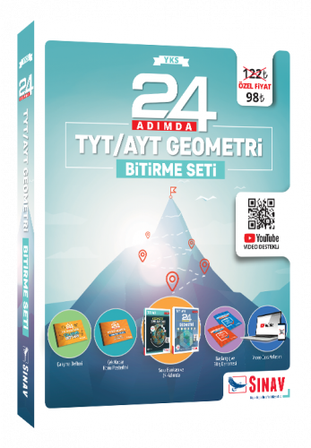 Sınav Yayınları 24 Adımda TYT AYT Geometri Bitirme Seti Komisyon