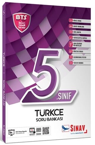 Sınav Yayınları 5. Sınıf Türkçe Soru Bankası Komisyon
