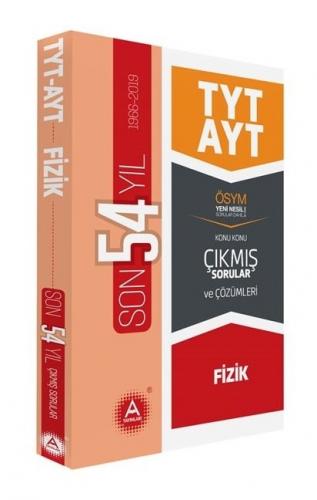 A Yayınları TYT AYT Fizik Son 54 Yıl Çıkmış Sorular ve Çözümleri