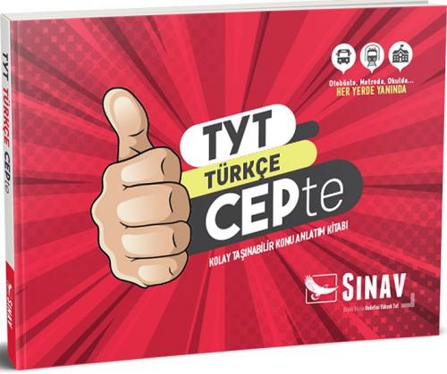 Sınav Yayınları TYT Türkçe Konu Anlatımlı Cep Kitabı Komisyon
