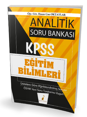 KELEPİR Pelikan Yayınları 2020 KPSS Eğitim Bilimleri Analitik Soru Bankası