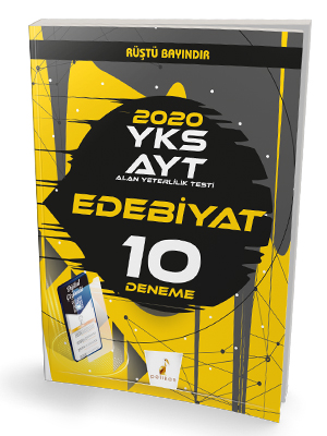 YKS AYT 2020 Edebiyat Dijital Çözümlü 10 Deneme Sınavı