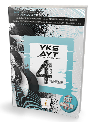 Pelikan AYT Eşit Ağırlık 4 Dörtlük 4 Deneme Sınavı 2019