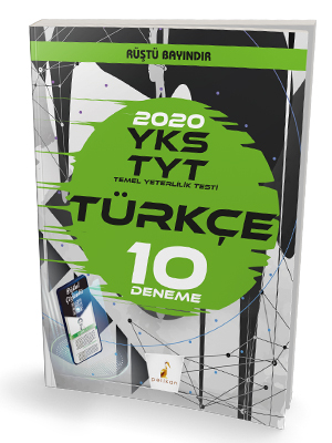 YKS TYT 2020 Türkçe Dijital Çözümlü 10 Deneme Sınavı