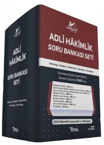 Temsil Yayınları 2021 Adli Hakimlik Soru Bankası Seti Çözümlü 2. Baskı