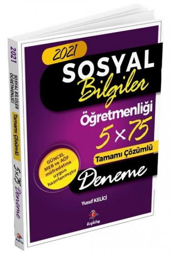 Dizgi Kitap 2021 ÖABT Sosyal Bilgiler Öğretmenliği 5x75 Deneme Çözümlü
