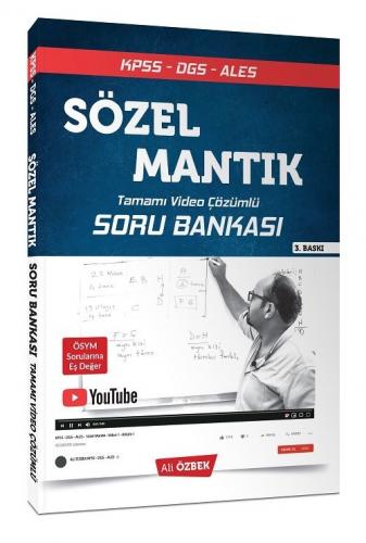 Ali Özbek KPSS DGS ALES Sözel Mantık Soru Bankası Video Çözümlü