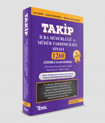 TAKİP İcra Müdürlüğü ve Müdür Yardımcılığı Sınavı Çözümlü Soru Bankası