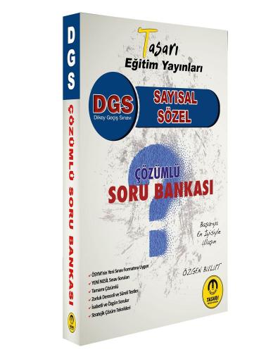 Tasarı Yayınları 2022 DGS Çözümlü Soru Bankası Özgen Bulut