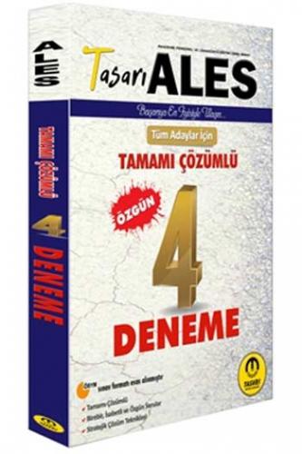 Tasarı Yayınları 2020 ALES Tamamı Çözümlü Özgün 4 Deneme