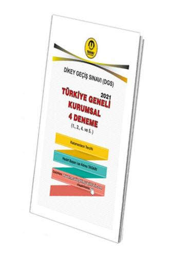 Tasarı Yayınları DGS TÜRKİYE GENELİ 4 DENEME ( 1.2.4.5.)