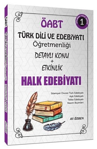 Ali Özbek 2021 ÖABT Türk Dili ve Edebiyatı Halk Edebiyatı Konu Anlatımlı 1. Kitap