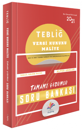 Dizgi Kitap 2021 Hakimlik TEBLİĞ Vergi Hukuku, Maliye Soru Bankası Çözümlü