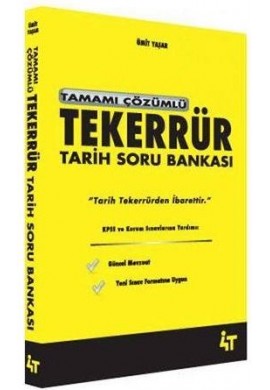 Tekerrür Tarih Soru Bankası Tamamı Çözümlü - Ümit Yaşar