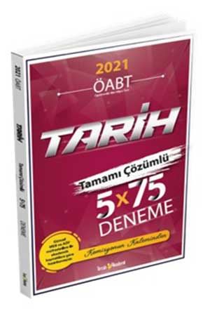 Tercih Akademi 2021 ÖABT Tarih Tamamı Çözümlü 5X75 Deneme
