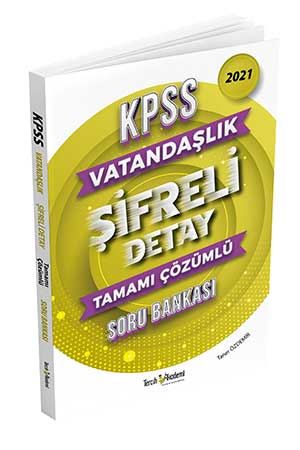 Tercih Akademi 2021 ŞİFRELİ Detay Vatandaşlık Tamamı Çözümlü Soru Bankası