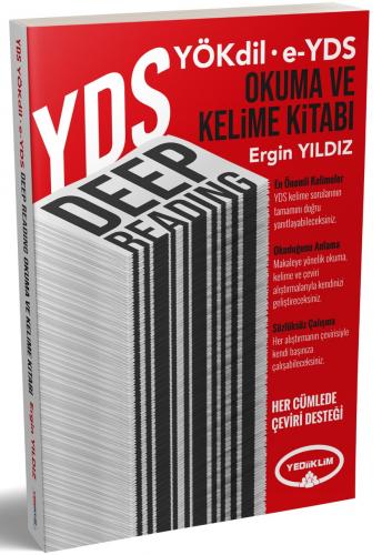Yediiklim YDS YÖKDİL e-YDS Deep Reading Okuma ve Kelime Kitabı