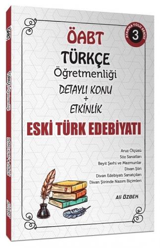 Ali Özbek 2021 ÖABT Türkçe Öğretmenliği Eski Türk Edebiyatı Konu Anlatımlı
